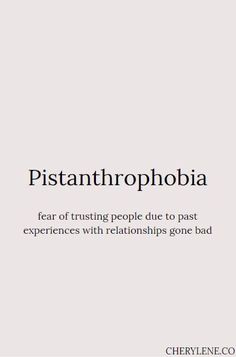 the words pisanthrophobia are in black and white