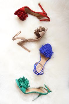 Our new Honey Fringe Sandals will go with just about everything this Spring season. Dress up your street style with these fringe heels in soft blue, red, green, tan and black suede | Banana Republic Chic Fringe Sandals For Spring, Spring Fringe Open Toe Heels, Party Open Toe Sandals With Tassels, Party Sandals With Tassels And Open Toe, Chic Party Sandals With Tassels, High Heel Sandals With Tassels For Party, High Heel Tassel Sandals For Party, High Heel Tassel Party Sandals, Fringe Open Toe Heels For Party