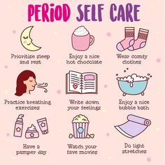 Period Self Care, Aunt Flo, Healthy Period, Period Kit, Self Care Bullet Journal, Vie Motivation, Teen Life Hacks