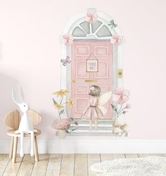 Add a touch of magic and imagination to your child's bedroom with one of our beautiful hand painted Fairy Door wall decals.Invite the flower fairies into your house through this magical door!Fairies may visit while the children are sleeping and can often leave notes for good behaviour and little gifts to celebrate a special occasions. The children will also love creating their own setting around the door and may choose to leave little notes for the fairies.This stunning flower fairy door has bee Fairy Bedroom Decor, The Flower Fairies, Columbia House, Magical Door, Fairy Bedroom, Fairy Room, Babies Room, Animal Wall Decals, Baby Illustration