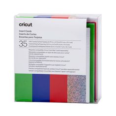 cricut colored cards, assorted colors, 25 sheets / box by creative arts and crafts