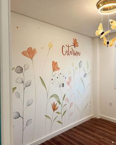 Kids Clothing Store Design, Kids Church Rooms, Nursery Wall Painting, Bedroom Wall Decor Ideas, Sweet Home Style, Baby Corner, Room Accent Wall, Nursery Wall Murals, Baby Room Themes