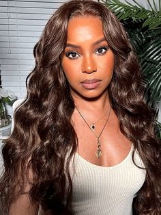 Hair Name: Wear Go Glueless Wig Hair Style: Body Wave Hair Length: 10-30inches Wig Weight: 180-260g/Wig (Depending on Length and Density) Color: #4 Chocolate Brown Density: 180% Cap Size: Elastic Design, Adjustable According to Demand Lace Size: 6x4 Pre-cut Transparent Lace Quality: 100% Human Hair Wigs Last for More Than One Year Lace Top Swiss Transparent Lace Processing Time 3-7 Business Days before shipment Shipment: DHL, FedEx, or UPS 3-10 Business Days Glueless Wig, 100 Human Hair Wigs, Wig Lace, Human Wigs, Dark Chocolate Brown, Colored Wigs, Lace Body, Body Wave Wig, Body Wave Hair