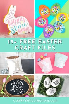 easter crafts and free printables for kids to make with their own handmade items