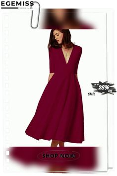 Vintage Women Casual Plus Size Elegant Ball Gown Sexy V Neck Long Party Dresses White Dresses Elegant Solid Color V-neck Party Dress, Fall Party V-neck Maxi Dress, Chic Solid Color Prom Dress, Party Midi Dress In Solid Color, Spring Party Midi Dress In Solid Color, Solid Color Midi Dress For Party, Solid Color Dresses For Date Night And Party Season, Fitted Solid Color Maxi Dress For Cocktail, Elegant Solid Color Dresses For Party Season