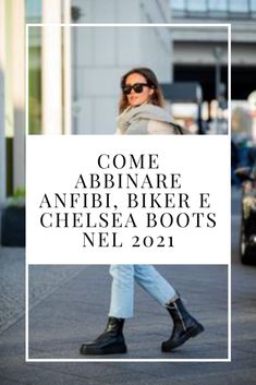 Tendenze moda 2020 21: Come indossare gli anfibi o biker boots — No Time For Style Chealsea Boots, Moda Over 50, Moda Over 40, Fall Winter Wardrobe, Ageless Beauty, Biker Boots, Fashion Over 40, 50 Fashion, Fashion Essentials