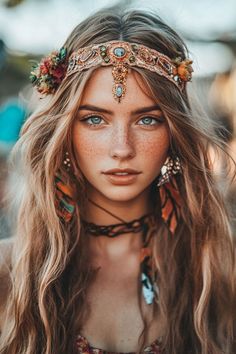 Show off your style with colorful hairstyles at festivals. These 23 ideas will make your hair the highlight of any event! Eyeliner Application, Twist Box Braids, Colorful Hairstyles, Side Swept Curls, Portrait References, Festival Face, Wedding Makeup For Brown Eyes, Rave Babe, Kajal Eyeliner