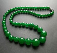 "Round jade stone beaded gemstone necklace material: dyed jade beads Size: 6mm-14mm, if order other size, please connect me length: photo is 19\" in length, length you may choose hand knot every bead. ❤ If you want other color or length, Please connect me free.this may match earring,bracelet, ❤Please read the store policy before purchase. ❤ Thank you for visiting my shop!" Jade Gemstone Beaded Necklaces With Round Beads, Jade Gemstone Beaded Necklace With Round Beads, Jade Necklaces With Faceted Round Beads, Round Jade Necklace With Faceted Beads, Jade Beaded Necklaces With Faceted Beads, Jade Beaded Necklace With Faceted Beads, Jade Gemstone Beads, Round Shape, Beaded Necklace Green, Pink Jade