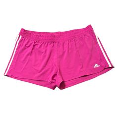 Adidas Aeroready Training Pacer Shorts Fuchsia White Size Xl Nwt 3” Inseam Designed For Ease Of Movement And Mobility Internal Drawcord Bold 3 Stripe Branding Aeroready-Water Resistant & Feel Dry Made From Recycled Materials Adidas Pink Shorts For Spring, Adidas Pink Athleisure Shorts, Adidas Pink Shorts For Sports, Pink Adidas Athleisure Shorts, Pink Adidas Shorts For Sports, Adidas Pink Bottoms For Summer, Casual Pink Adidas Shorts, Adidas Shorts, Pink Adidas