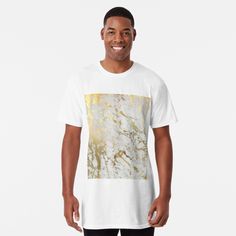 "MARMOR GOLD" T-Shirt von GluecksMantra | Redbubble Pretty Clouds, Bright Sunshine, White Cherries, Long T, Style Ideas, Tshirt Colors, Rio De Janeiro