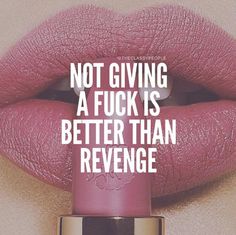 a lipstick with the words not giving a f k is better than reverse