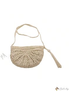 Bird in Bag - Chic Handcrafted Straw Woven Crossbody Bags for Women - Stylish Shoulder Bags for Casual Summer Outings, Beach Vacations, and Small Essentials Summer Beach Bag With Mobile Phone Bag In Beige, Summer Beach Bag With Mobile Phone Holder In Beige, Adjustable Natural Color Rectangular Shoulder Bag, Beige Bags For Beach Season Gift, Cream Bags For Summer Gifts, Summer Shoulder Bag With Adjustable Strap As Gift, Trendy Adjustable Shoulder Bag For Beach, Eco-friendly Adjustable Bag For Daily Use, Summer Crossbody Shoulder Bag As Gift