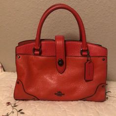 Limited Coral Orange Color Pebbled Soft Leather With Adjustable Detachable Crossbody Strap. Measures Of (9.5” L X 6.5” H X 5” W) It’s Been Stored In The Coach Dust Bag, Excellent Condition. Coach Satchel With Removable Pouch And Double Handle, Coach Satchel Bag With Top Carry Handle, Coach Satchel With Double Top Carry Handles, Coach Satchel With Detachable Handle, Coach Satchel With Detachable Handle For Shopping, Daily Use Coach Satchel With Handles, Coach Rectangular Satchel With Handles, Coach Satchel Shoulder Bag With Handles, Coach Top Handle Satchel With Detachable Handle