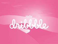 a pink background with the words hello, brillle written in cursive font