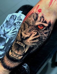 Tiger Face Tattoo, Tiger Tattoo Sleeve, Animal Sleeve Tattoo, Lion Tattoo Sleeves, Mens Lion Tattoo, Native Tattoos, Lion Head Tattoos