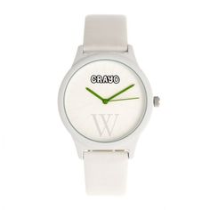 White Dial Watch, Green Watch, Cheap Gifts, Casual Watches, White Band, Fragrance Gift Set, Crossbody Messenger Bag, White Dial, Minerals Crystals