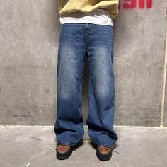 Vintage Baggy Y2k Urban Wide Leg Blue Faded Distress Wash Denim Skater Jeans 2000s Our Desired F/W ‘24 Faded Baggy Denim Waist Size 28, 30, 32, And 34 Available Length Fits Like A 34 (Model Is 6ft 180lbs) Brand New Shipping Is $8 Measurements Waist: True To Size Inseam: 31 Inches Rise: 14 Inches Leg Opening: 13 Inches Dm Me To Bundle Items For A Discounted Price !! Oversized Y2k Denim Bottoms, Baggy Washed Y2k Jeans, Baggy Y2k Washed Jeans, Y2k Style Baggy Washed Jeans, 90s Denim Bottoms For Winter, 90s Style Denim Winter Bottoms, 90s Style Baggy Jeans For Fall, 90s Baggy Jeans For Fall, 90s Winter Denim Bottoms