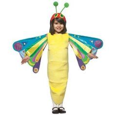 Eric Carle Butterfly, Hungry Caterpillar Costume, Hungry Caterpillar Butterfly, Book Characters Dress Up, Butterfly Halloween Costume, Caterpillar Butterfly, Caterpillar Costume, Cool Stuff To Buy