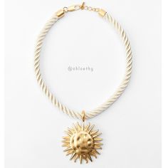 New With Tag Brand Zara Seller: @Chloethy Zara S/S 2024 Collection Braided Cord Necklace With Sun-Shaped Metal Charm. Lobster Clasp Closure. Color Golden | 4548/202 Outer Shell 85% Zinc 13% Polyester 1% Steel 1% Brass Which Has At Least: Outer Shell 85% Rcs Certified Recycled Zinc 13% Rcs-Certified Recycled Polyester Zara Gold Jewelry For Summer, Zara Necklace, Zara Jewelry, Zara Gold, Metal Charm, Cord Necklace, 2024 Collection, Womens Jewelry Necklace, Lobster Clasp