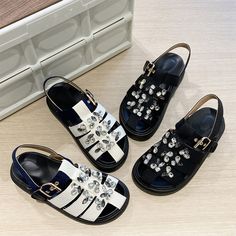 Women's Sandals Rhinestone Flat Canvas Ladies Shoes Buckle Strap Non-slip Sandals - Beige,9 Trendy Open Toe Sandals With Rhinestones, Trendy Rhinestone Open Toe Sandals, Closed Toe Synthetic Sandals With Rhinestones, Casual Sandals With Rhinestones And Round Toe, Synthetic Closed Toe Sandals With Rhinestones, Casual Rhinestone Sandals With Round Toe, Casual Rhinestone Round Toe Sandals, Slip-on Synthetic Sandals With Rhinestones, Leather Sandals With Rhinestones And Flat Heel