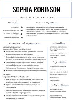 a professional resume template with blue accents