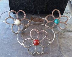 Silver Flower Bangle, Floral Bracelet, Flower Jewelry, Flower Bangle, Red Jewelry, Silver Charm Bangle Bracelet, Turquoise Jewelry Silver Flower Bracelet, Bracelet Flower, Jewelry Flower, Floral Bracelet, Red Jewelry, Bangle Bracelets With Charms, Flower Jewelry, Charm Bangle, Flower Bracelet