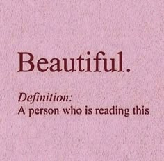 a pink book with the words beautiful written on it