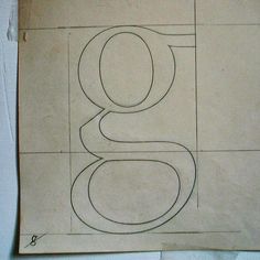 a drawing of the number eight on a piece of paper