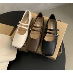 Square Toe Women Mary Jane Shoes Fashion Shallow Ladies Casual Soft Sole Flats 2024 Spring Women's Square Toe Mary Jane, Ballerinas Shoes, Womens Mary Janes, Mary Jane Shoes Womens, Ballerina Shoes, Spring Women, Jane Shoes, Mary Jane Shoes, Trendy Fashion Women