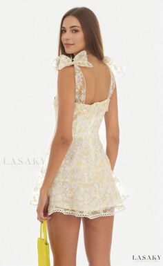 Lasaky - Stylish Networked Skirt Mini Robes, Weave Style, Suspender Dress, Strappy Dresses, Hoco Dresses, Everyday Dresses, Floral Mini Dress, Printed Mini Dress, Spaghetti Strap Dresses