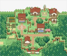 the legend of zelda's village map