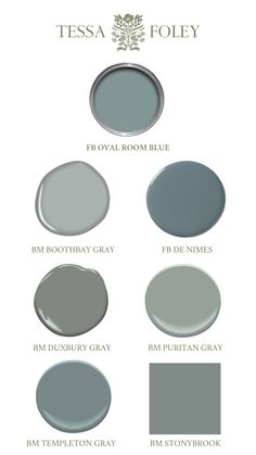 the different shades of gray paint