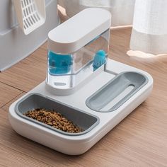 2-in-1 pet feeder bowl designOne PP resin liner bowl and another plastic bowl with the automatic water bottle for drinkingit will automatically refill the dish with water to keep the water full and clean whether you at home or not【SafeNon-Toxic Material】Food grade cat bowlsEnvironmentally friendly PP resin liner bowlnon-toxic food grade PP bowlyour pet's food safety is the same as human【Large Capacity】1500ml large capacity is large enough to meet the daily drinking water needs of petavoid long- Puppy Feeding, Pet Water Bottle, Dog Water Bowls, Dog Water Bottle, Cat Water Fountain, Cat Food Bowl, Food Dispenser, Cat Feeder, Drinking Fountain