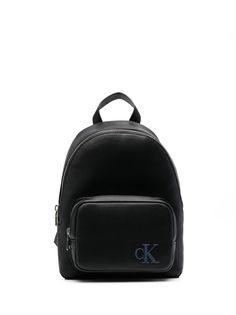 black faux leather logo patch to the side top zip fastening single top handle front zip-fastening pocket adjustable shoulder straps Patch Backpack, Backpack Patches, Calvin Klein Bag, Lipstick Bag, Oversized Tote Bag, Chain Strap Bag, Jeans Logo, Floral Shoes, Bags Logo