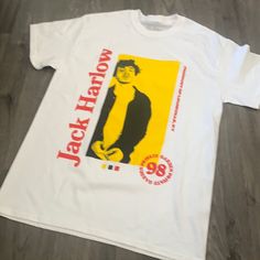 Jack Harlow Shirt New Without Tags Measurements 19.5 Inch Pit To Pit 29 Inch Length Jack Harlow T Shirt, Harlow White, Jack Harlow, Music Tees, Color White, Womens Tops, Tops & Tees, Band, Tags