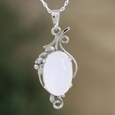 Moonstone Pendant Necklace, Rainbow Moonstone Necklace, Rainbow Moonstone Pendant, Moonstone Necklace, Moonstone Pendant, Dream Jewelry, Rainbow Moonstone, Spring Rings, Rhodium Plated