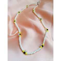 Large: 40 To 45 Cm Or 15 To 16 Ft Material: Beads Color: Black, White And Yellow Other Models On My Closet Collection 2022 #Beads #Style2022 #Women #Kandii #Kandi #Women #Ladys #Jewerly #Accesories #Handmade #Chaquira #Style #Aesthetic #2022 #Beadsjewely Casual Yellow Beaded Necklaces With Round Beads, Casual Yellow Round Bead Necklaces, Yellow Beaded Necklaces With Round Beads For Summer, Yellow Beaded Chain Necklaces For Summer, Yellow Round Bead Necklaces For Summer, Yellow Beaded Necklaces With Letter Beads For Summer, Yellow Round Beads Necklace For Summer, Yellow Beaded Necklaces For Summer, Yellow Necklaces With Colorful Beads For Summer