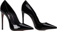 Glossy High Heel Shoes For Night Out, Sleek Glossy Heels For Party, Sleek Glossy Finish Heels For Party, Luxury Glossy Finish Heels For Evening, Elegant Shiny Black Heels For Formal Occasions, Elegant Black Heels For Formal Occasions, Elegant Black Patent Heels For Formal Occasions, Luxury Glossy Evening Heels, Luxury Glossy Finish Evening Heels