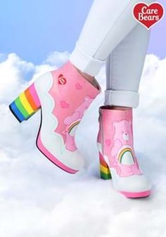 Care Bears Cheer Bear, Cheer Bear, Gay Pride Gifts, Bear Costume, Women's Ankle Boots, Size 11 Heels, Cute Boots, Canvas Shoes Women, Care Bear