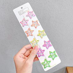 * Quantity: 10pcs
* Imported Kids Hair Clips, Batons Matte, Cartoon Hair, Cartoon Flowers, Cute Stars, Wedding Garter, Kids Hair Accessories, Fashion Hair Accessories, Everyday Hairstyles