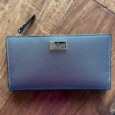 Kate Spade Wallet. Nwot Silvery Gray Beautiful Wallet Bags Kate Spade, Kate Spade Wallet, Kate Spade Bags, Kate Spade Bag, Wallets, Kate Spade, Bag Lady, Wallet, Grey