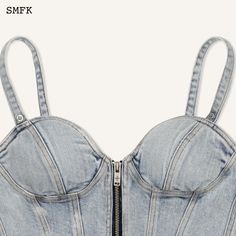 SMFK WildWorld Stray Denim Corset Vest Size Chart (CM) Chest Length S 80 14.5 M 83 15.5 L 86 16.5 Materials: 98.7% Cotton, 1.3% SpandexBra Lining: 67.4% Polyester, 32.6% Cotton Fitted Medium Wash Jeans With Zip Fly, Fitted Dark Wash Jeans With Zipper Closure, Fitted Light Wash Jeans With Zip Fly, Fitted Cotton Jeans With Zipper Closure, Fitted Denim Jeans With Zipper Closure, Fitted Jeans With Zipper Closure For Spring, Trendy Fitted Light Wash Denim Top, Trendy Fitted Denim Top With Pockets, Fitted Jeans With Zip Fly For Summer