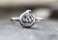 Halloween Ring Sterling Silver Halloween Jewelry Skull Ring - Etsy Witch Ring, Pumpkin Ring, Bat Ring, Coffin Ring, Witch Rings, Jewelry Stacking, Halloween Ring, Witch Jewelry, Stacked Jewelry