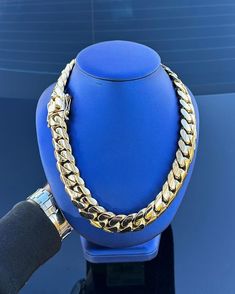 Solid 925 Sterling Silver Cuban Link Chain, Handmade Miami Cuban Link Chain, Luxury Cuban Chain For Men's And Women's Product Details :-  Metal : Solid 925 Sterling Silver Chain Width : 8 MM, 10 MM, 12 MM, 14 MM, 16 MM 18 MM, 20 MM, 22 MM Select As Per Your Choice Chain Length : 20" Inches 22' Inches 24" Inches 26" Inches Select As Per Your Choice Polish : Gold, Rose Gold White Gold Polish & Dual Tone Select As Per Your Choice Our all jewelry comes with Guarantee Card of the 10k/14k/18k Solid Go Gold Cuban Link Necklace With Silver Chain, Sterling Silver Chain Necklace With Gold Chain, Miami Cuban Link, Miami Cuban Link Chain, Miami Cuban, Mens Fashion Watches, Cuban Link, Cuban Link Chain, Cuban Chain