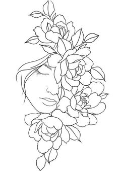 https://www.fiverr.com/share/40D90y Printable Painting Templates For Adults, Simple Floral Sketch, Minimalist Lion Tattoo For Women, Outline Art Simple, Flower Drawing Outline, Easy Line Art, Cool Line Art, Traceable Drawings, Self Love Line Art