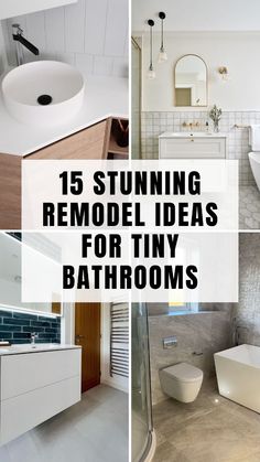 bathroom remodel ideas for tiny bathrooms