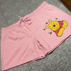 Cute Shorts Very Soft Brand New 60% Cotton Summer Cartoon Print Loungewear Bottoms, Pink Cotton Bottoms With Cartoon Print, Cute Cartoon Print Shorts, Disney Shorts, Pink Princess, Cute Shorts, Womens Shorts, Brand New, Disney