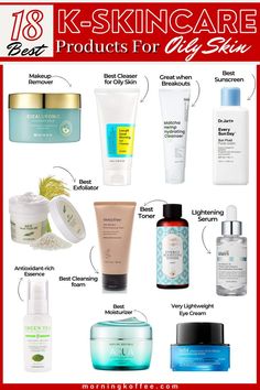 Korean Skincare Products For Oily Skin ~ Does your oily skin gives you the hardy time. These are the best korean skincare products for oily skin you have to try to your oily skin. As you might know korean skincare is one of the great option for beauty out there. And here are 18 best k-skincare products for oily skin that are worth of try. Korean Skin Care Dry Skin, Korean Skincare Routine For Oily Skin, Skin Care For Oily Skin, Drugstore Moisturizer, Bridal Skin Care