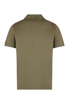 Ribbed edges100% cottonComposition: 100% % Cotton Cotton T-shirt With Ribbed Collar For Work, Khaki Cotton Collared Top, Workwear Cotton T-shirt With Ribbed Collar, Khaki Cotton Short Sleeve Polo Shirt, Cotton Tops With Ribbed Collar For Work, Cotton Top With Ribbed Collar For Work, Cotton Polo Collar Tops For Work, Khaki Cotton Polo Collar Top, John Lobb