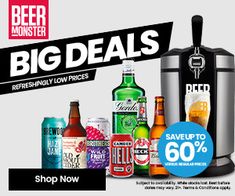 the big deal is on sale for beer